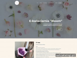 Zrzut ekranu strony bloomflowersshop.com