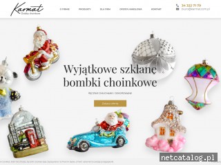 Zrzut ekranu strony karmat.com.pl