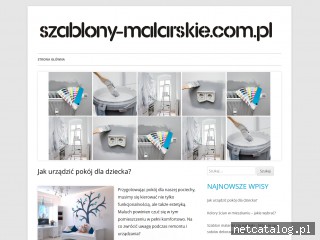 Zrzut ekranu strony szablony-malarskie.com.pl