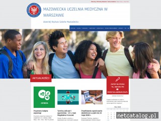 Zrzut ekranu strony mum.edu.pl