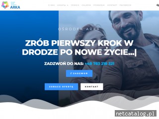 Zrzut ekranu strony www.osrodekarka.com.pl