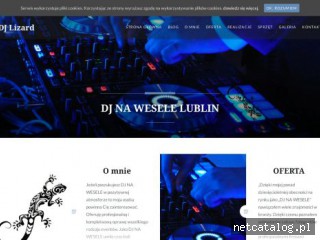 Zrzut ekranu strony www.djlizard.pl