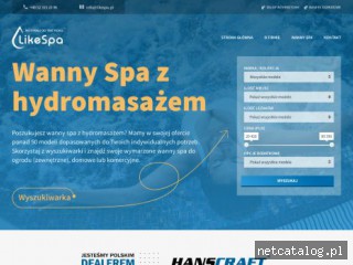 Zrzut ekranu strony www.likespa.pl