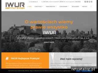 Zrzut ekranu strony iwur.pl