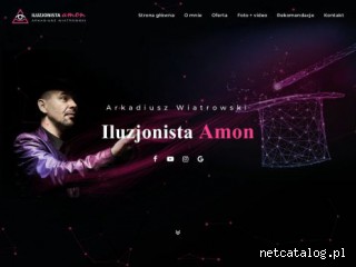 Zrzut ekranu strony iluzjonistaamon.com