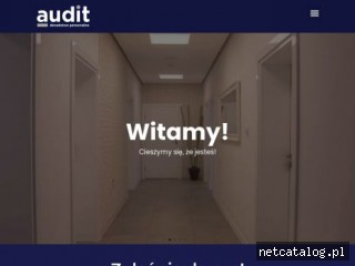 Zrzut ekranu strony www.audit.com.pl