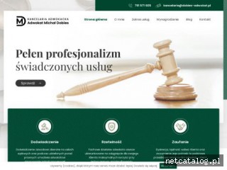 Zrzut ekranu strony dobies-adwokat.pl