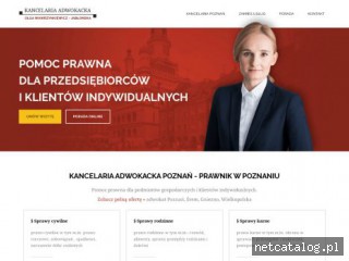 Zrzut ekranu strony adwokat-wawrzynkiewicz.pl