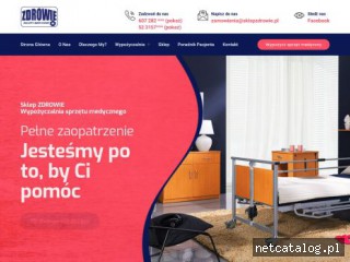 Zrzut ekranu strony sklepzdrowie.pl