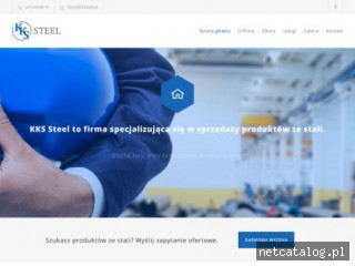 Zrzut ekranu strony www.kkssteel.pl