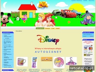 Zrzut ekranu strony www.autodisney.pl