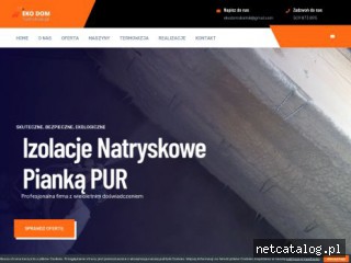Zrzut ekranu strony izolacjapianka.com.pl