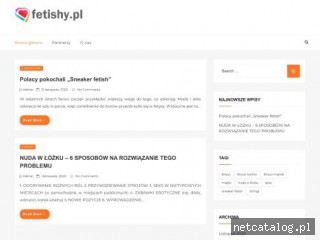 Zrzut ekranu strony www.fetishy.pl