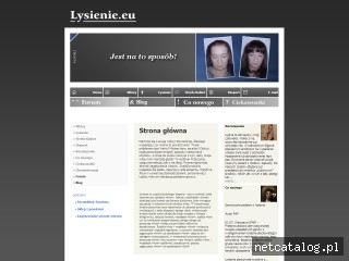 Zrzut ekranu strony www.lysienie.eu