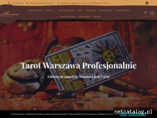 Zrzut ekranu strony www.tarot.biz.pl