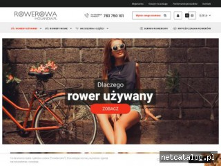 Zrzut ekranu strony www.rowerowaholandia.pl