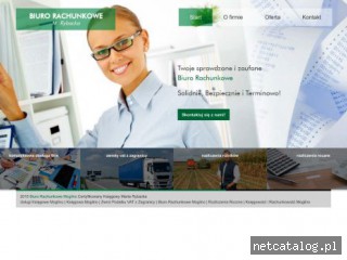 Zrzut ekranu strony rachunkowoscmogilno.com.pl
