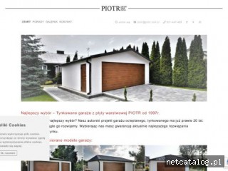 Zrzut ekranu strony piotr.com.pl