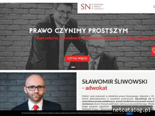 Zrzut ekranu strony snkancelaria.pl
