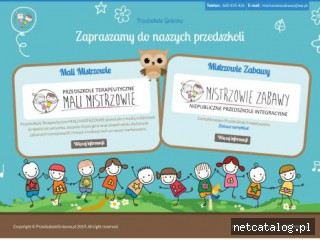 Zrzut ekranu strony www.przedszkolegniezno.pl