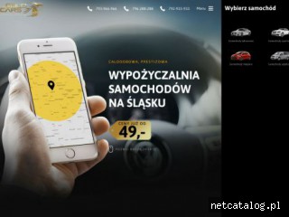 Zrzut ekranu strony goldcars.com.pl