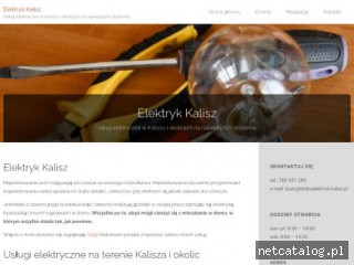 Zrzut ekranu strony dobryelektryk.kalisz.pl