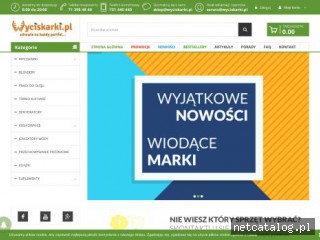 Zrzut ekranu strony wyciskarki.pl