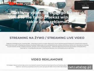 Zrzut ekranu strony streamingdlafirm.pl