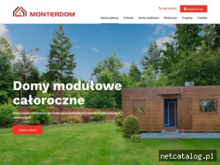 Zrzut ekranu strony www.monterdom.pl