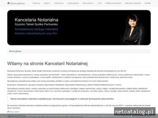 Zrzut ekranu strony notariusz-wroclaw.pl