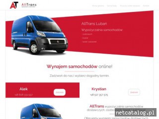 Zrzut ekranu strony alltrans24.pl