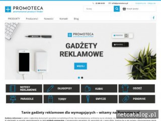 Zrzut ekranu strony promoteca.pl