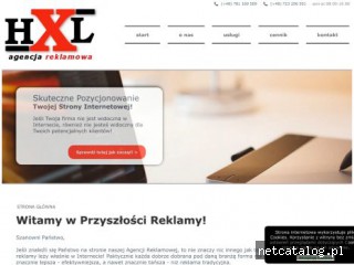 Zrzut ekranu strony hxl.pl