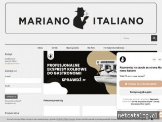 Zrzut ekranu strony marianoitaliano24.pl