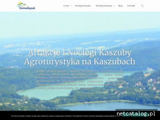 Zrzut ekranu strony koronakaszub.com.pl