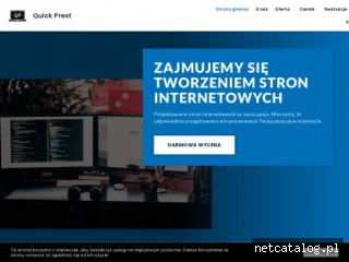 Zrzut ekranu strony quickprest.pl