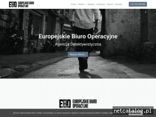 Zrzut ekranu strony www.biurooperacyjne.pl