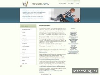 Zrzut ekranu strony www.adhdproblem.com