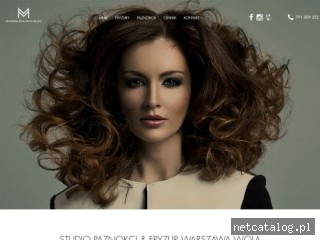 Zrzut ekranu strony www.topfryzura.com.pl