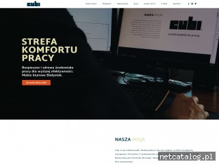 Zrzut ekranu strony cubi.pl