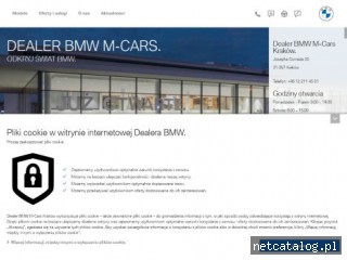 Zrzut ekranu strony krakow.bmw-mcars.pl