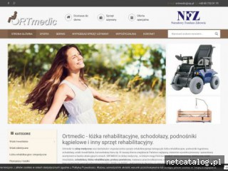 Zrzut ekranu strony ortmedic.pl