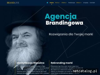 Zrzut ekranu strony brandlive.pl