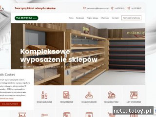 Zrzut ekranu strony www.tarpom.com.pl