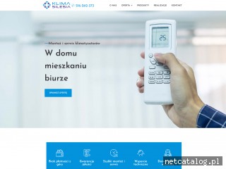 Zrzut ekranu strony klimasilesia.pl