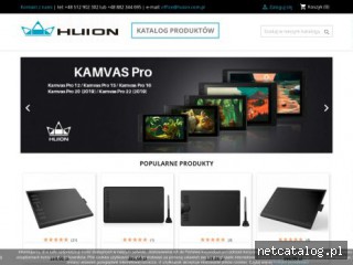 Zrzut ekranu strony huion.com.pl