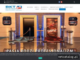 Zrzut ekranu strony www.bkt-system.com.pl