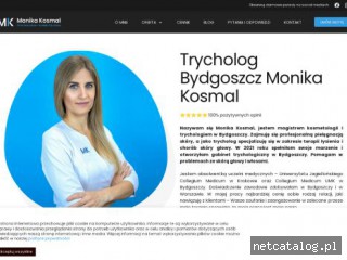 Zrzut ekranu strony trychologbydgoszcz.pl