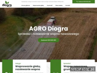 Zrzut ekranu strony agrodiogra.pl