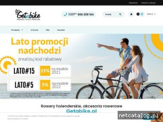 Zrzut ekranu strony www.getabike.pl
